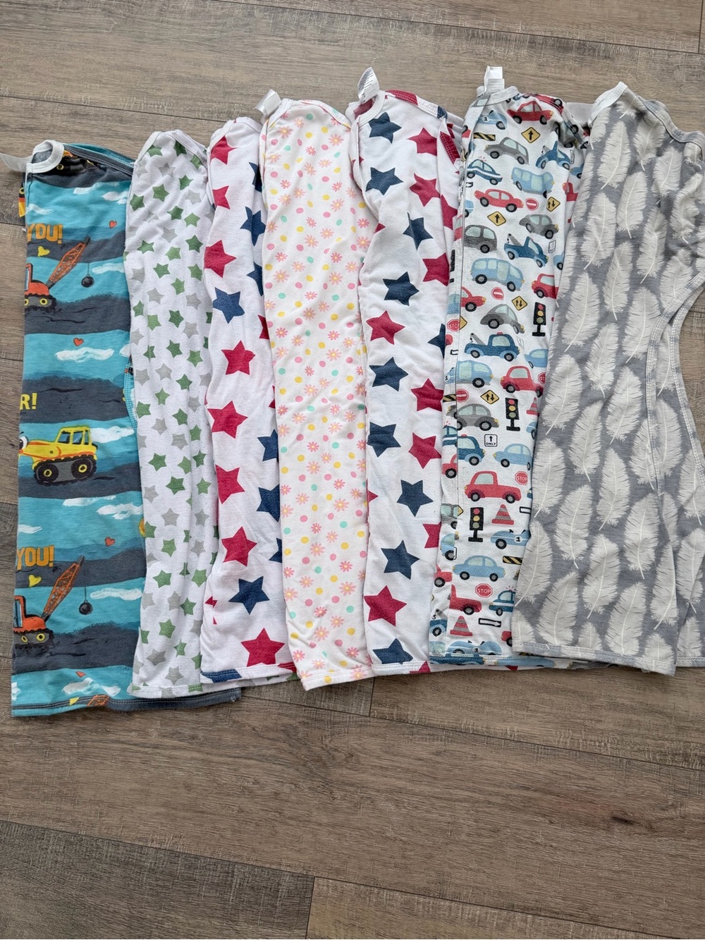 Lot of Zipadee-zip Sleep Sacks Med 6-12mos
